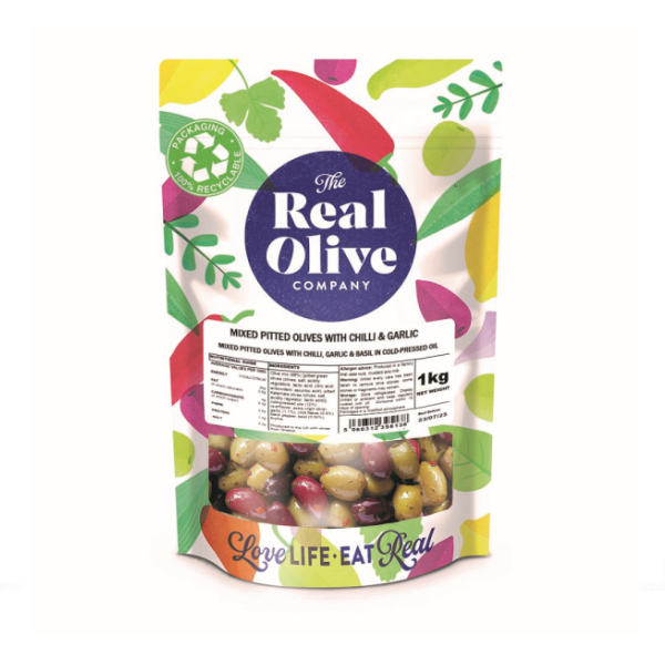 Olives Tricolore (Real Olive Co.) Bag - (1Kg)
